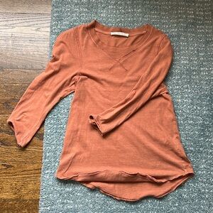 Long sleeve tee-shirt, we the free, coral soft